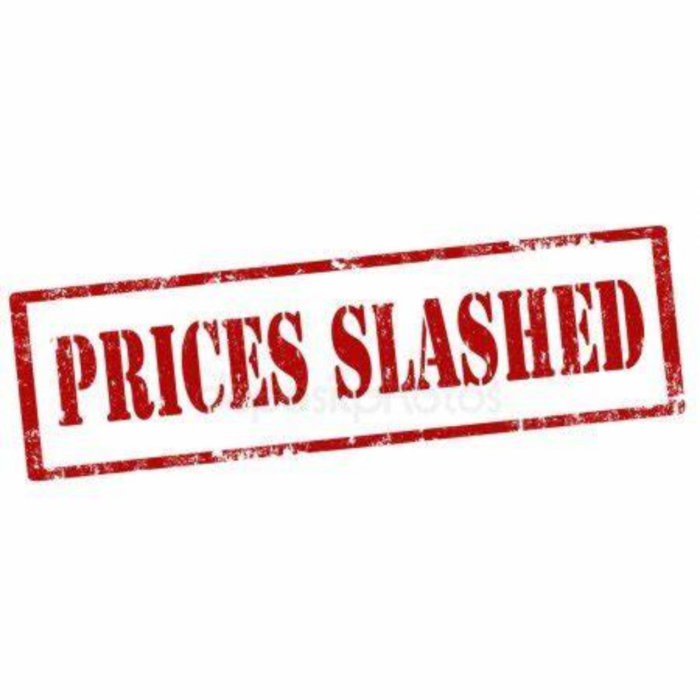 Prices Slashed on Many Items!!!!!